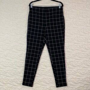 Streetwear Society Black and White Check Leggings